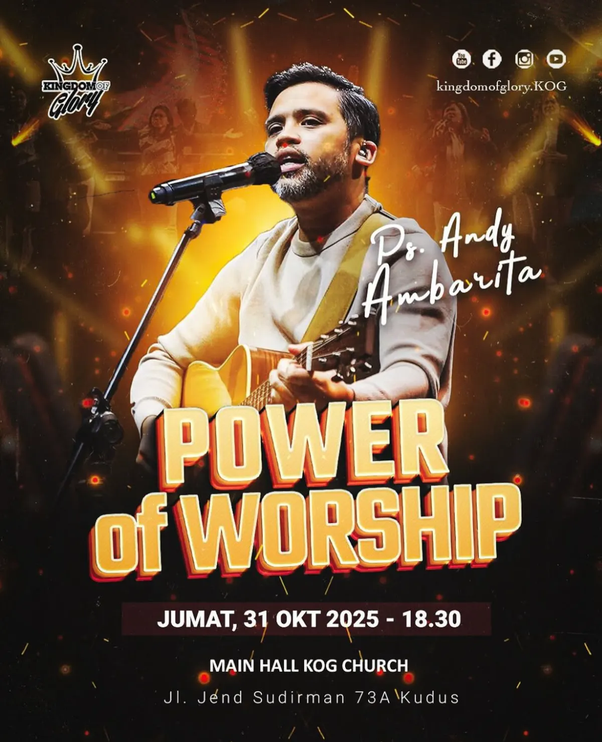 Power of Worship 4 - Andy Ambarita event poster